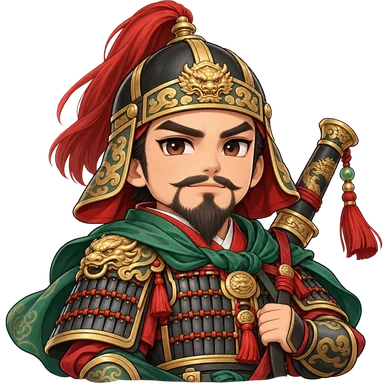 Original cartoon tribute to Qi Jiguang